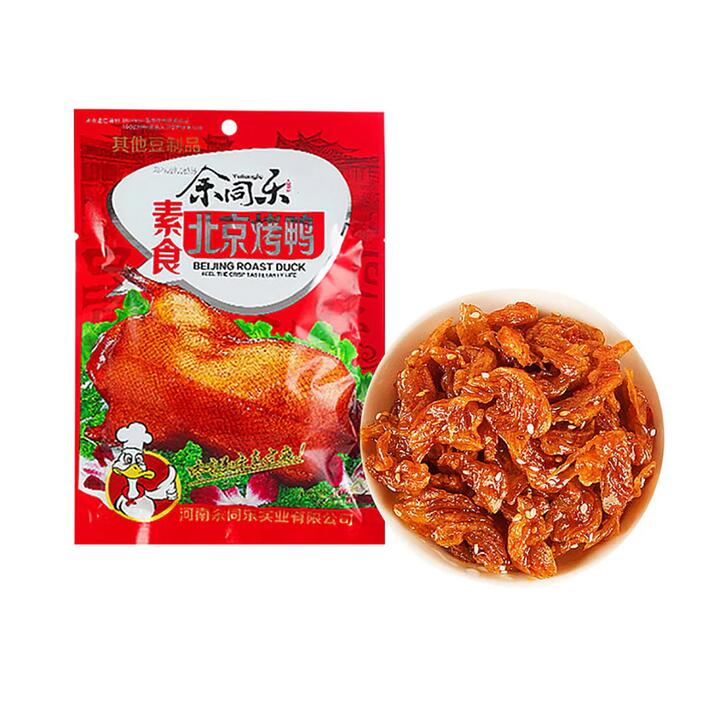 Yu Tong Le Vegan Spicy Strips Beijing Roast Duck Flavor - 76g
