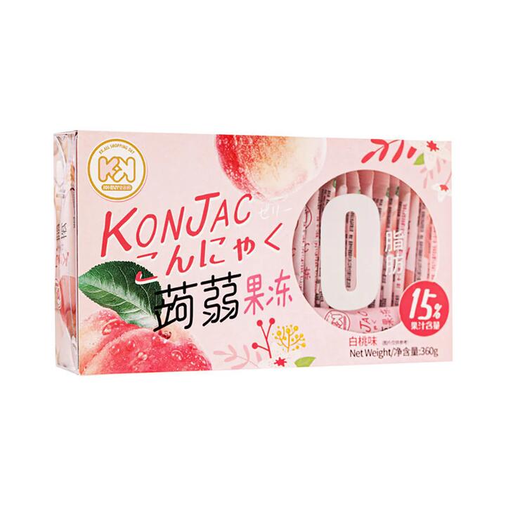Chaoyouwei Konjac Jelly, Zero Fat, White Peach Flavour, 360g