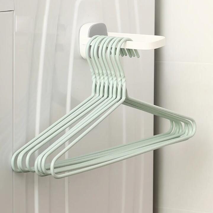 FaSoLa Simple Clothes Hangers - Light Blue, Pack of 10