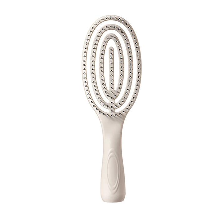 FaSoLa White Ribbed Hair Brush