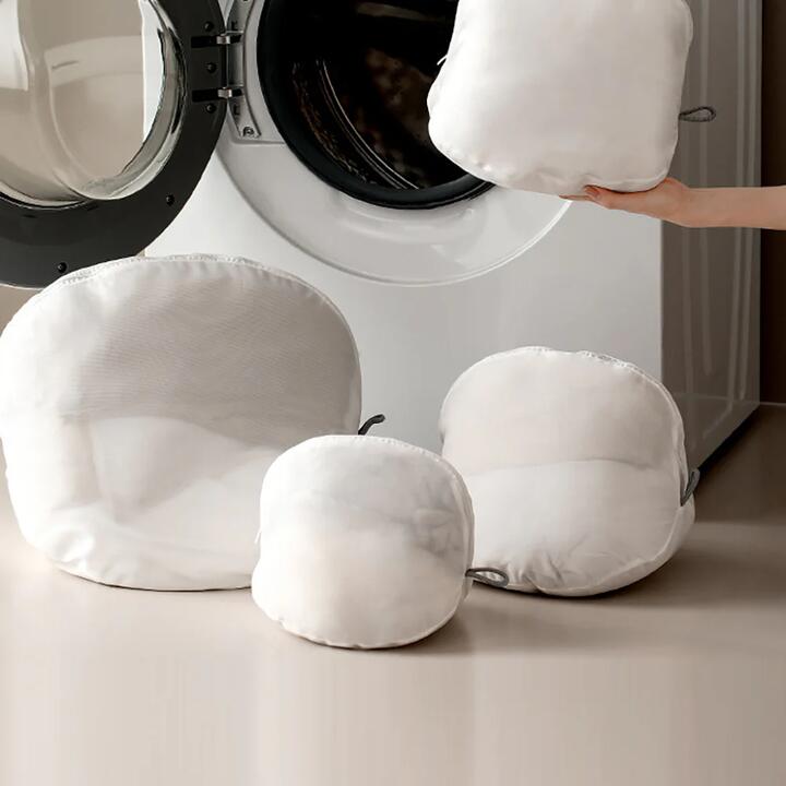 FaSoLa Shell Laundry Bag White - Small