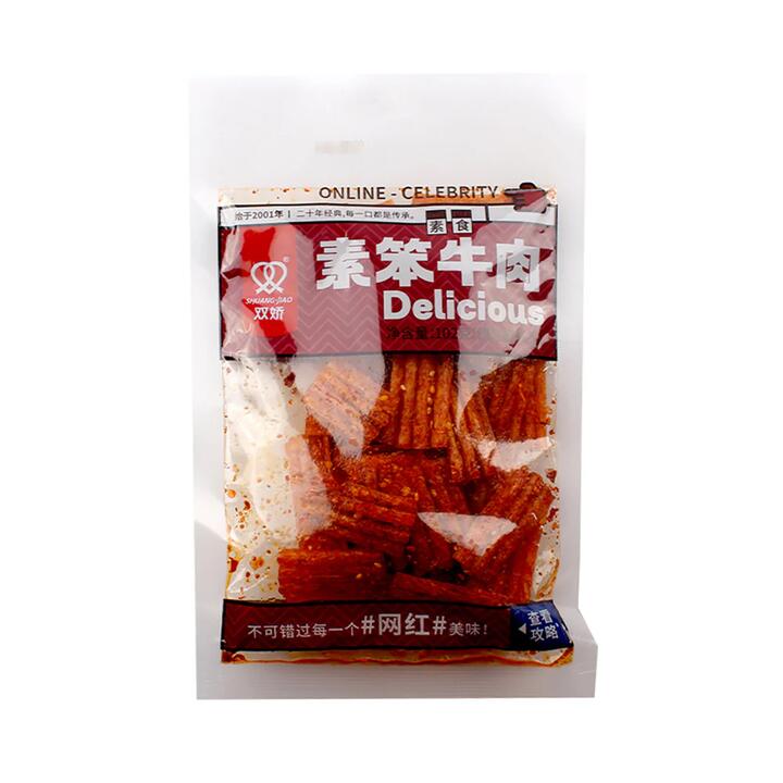 Shuangjiao Spicy Vegetarian Beef Jerky - 102g