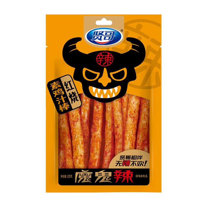 Xian Ge Devil Spicy Vegetarian Chicken Stick - 105g