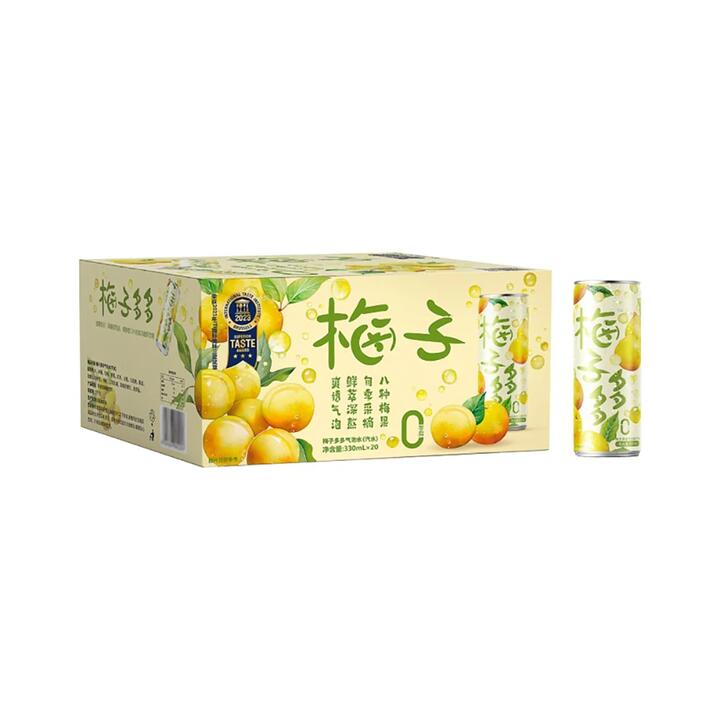 Meizi Duoduo Sparkling Water - 330ml x 20 Bottles