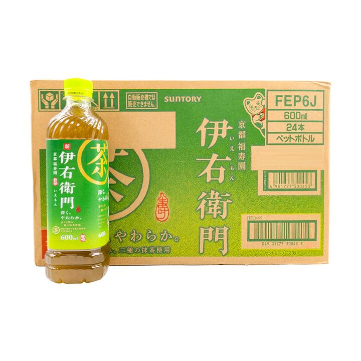 Suntory Iyemon Green Tea 600ml - Box of 24