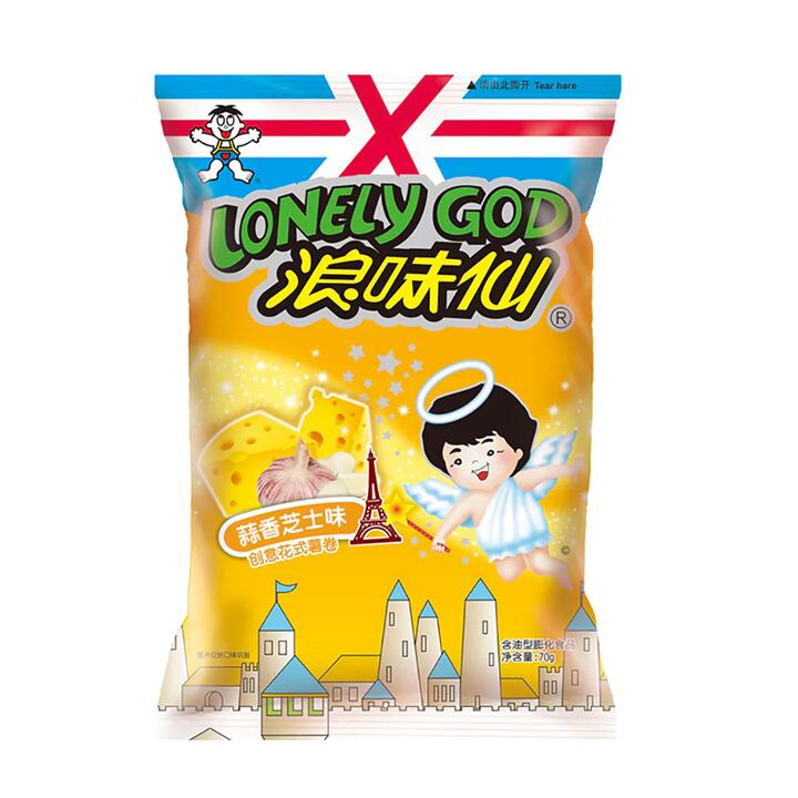 Lonely God Potato Twists Garlic Cheese Flavor 70g