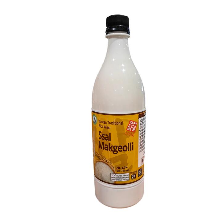 Korean Traditional Rice Wine Makgeolli 6% - 750ml