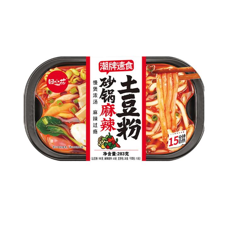 TianXiaoHua Self-Heating Spicy Hotpot Potato Noodles - 283g