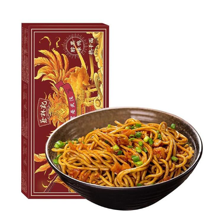 Cai Lin Ji Hot Dry Noodles Black Duck Neck Flavor - 700g