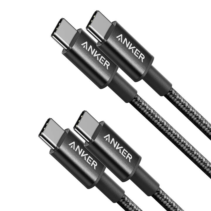 Anker Fast Charging Dual Type-C Cable Black 1m for iPhone 15 Series