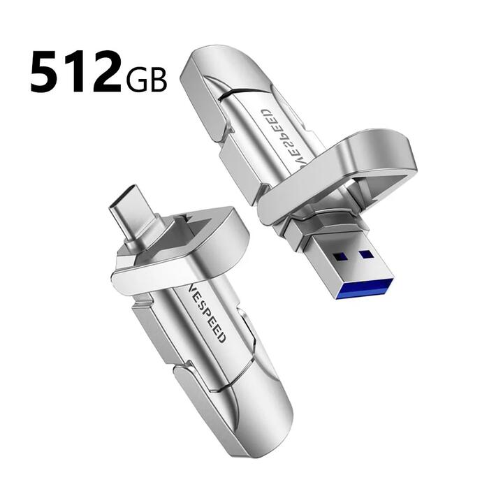 Movespeed Solid State USB Drive 512GB - Champagne Gold