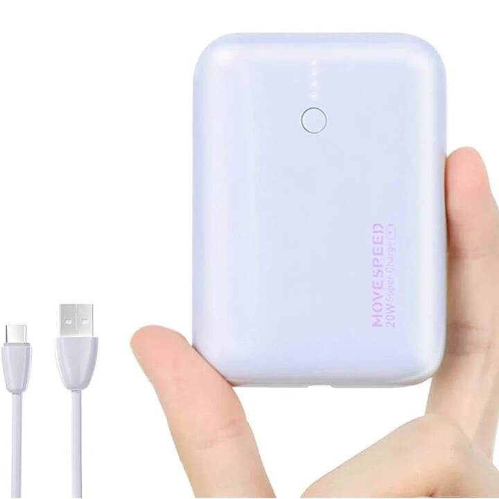 Movespeed Mini Portable Power Bank 10000mAh PD20W+22.5W 1A2C Roland Purple - International Version