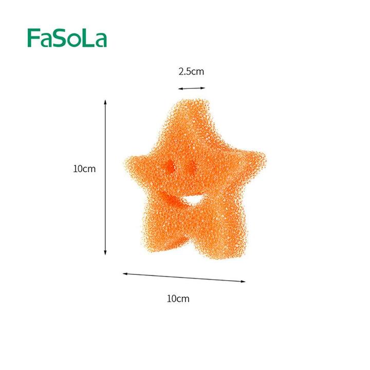 FaSoLa Temperature-Sensitive Cleaning Sponge - Orange