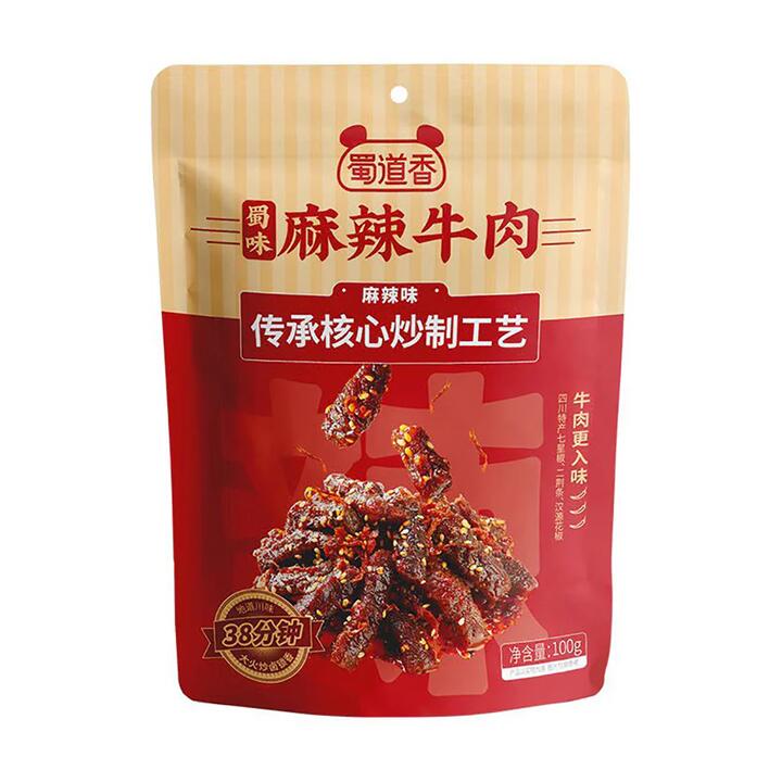 Shudao Spicy Beef Jerky - 100g