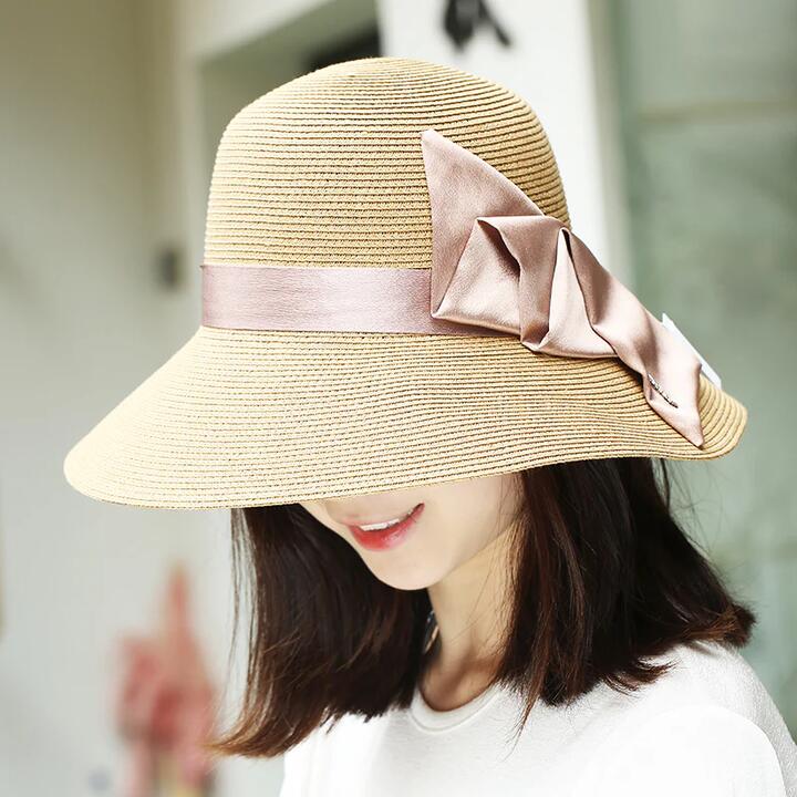 Fasola Ribbon Sun Hat - Pink