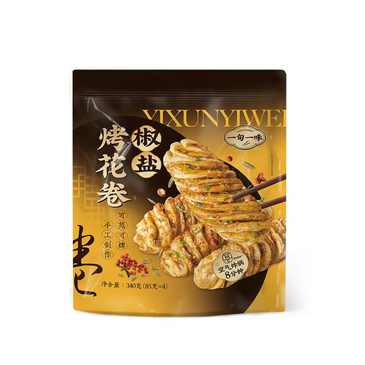 Yixunyiwei Frozen Pepper Salt Grilled Flower Rolls - 340g