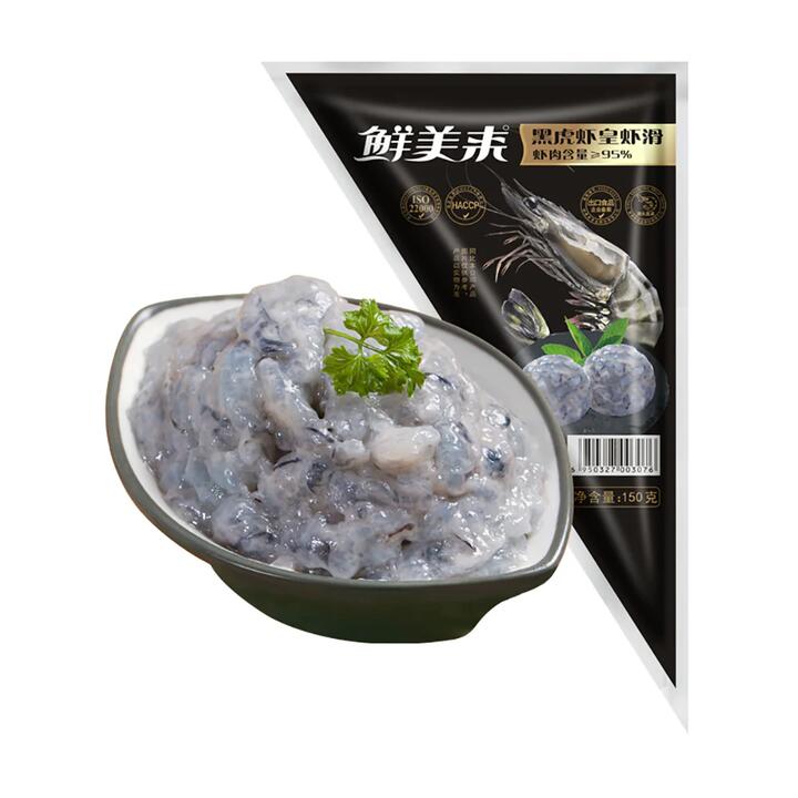 XianMeiLai Frozen Black Tiger Shrimp Paste - 150g