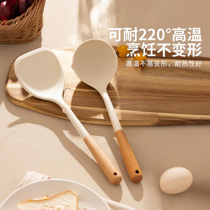 Modern SweetHome Nipple-Grade Long Handle Slotted Spoon