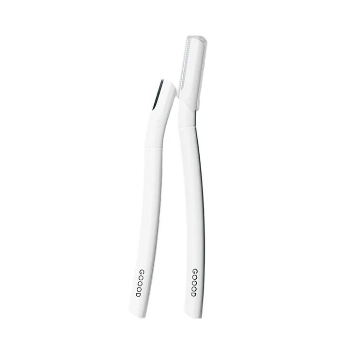 Goood Women's Safety Eyebrow Razors - Short and Long Handle