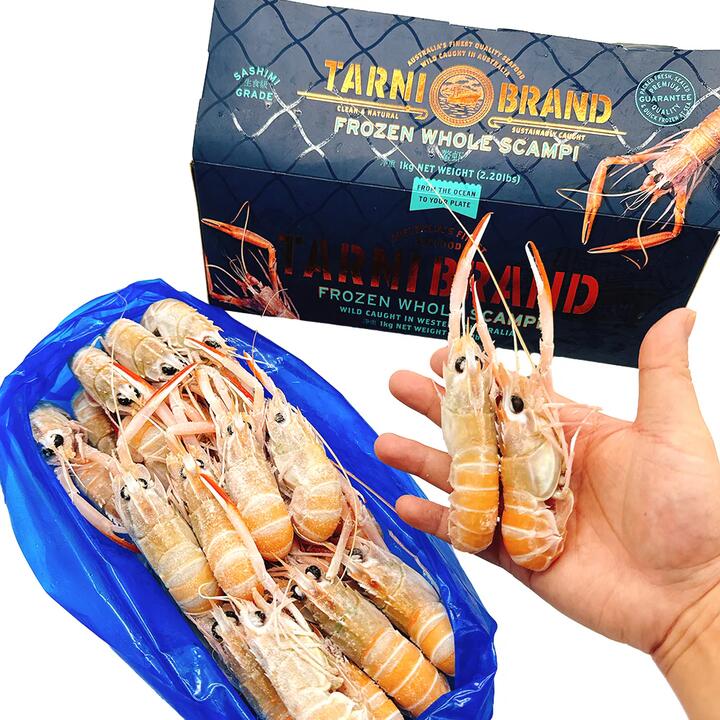 Tarini Brand Frozen Whole Scampi NO.5 - 1kg