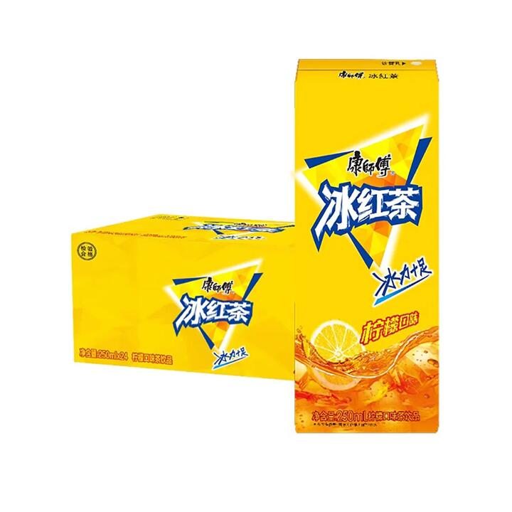 Master Kong Iced Black Tea Lemon Flavor 250ml x 24 Pack