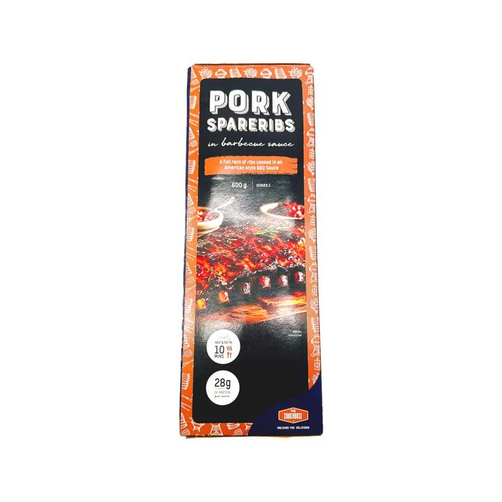 Cookhouse American BBQ Sauce Roasted Pork Ribs 600g