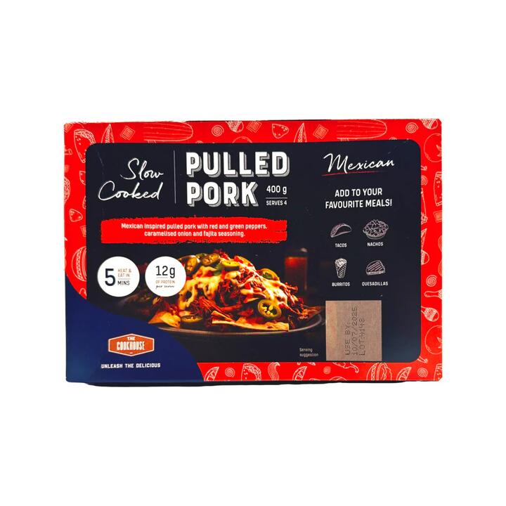 Cookhouse Mexican-Style Pulled Pork 400g