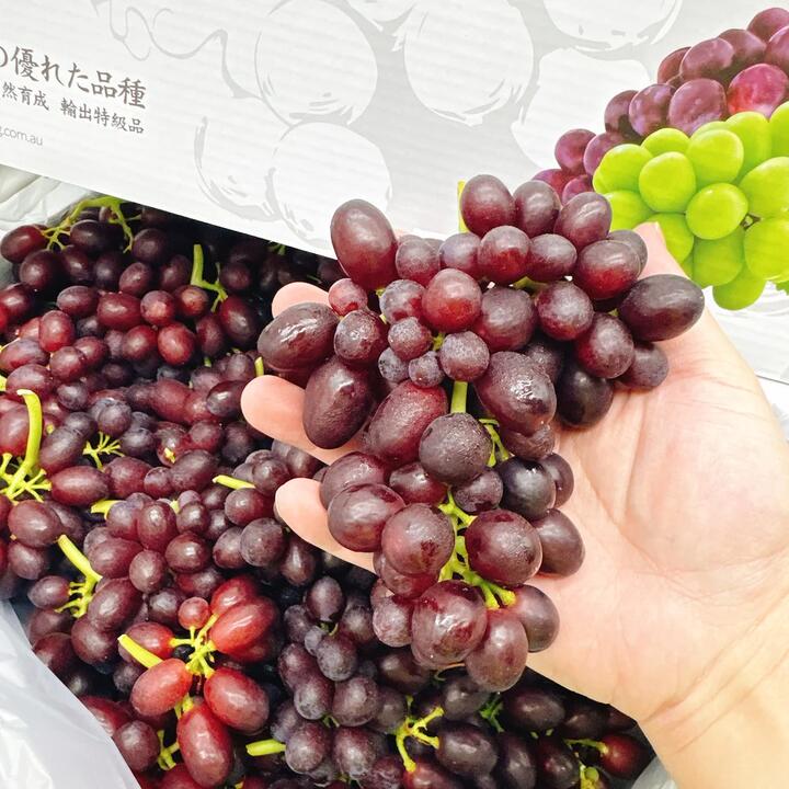 Japanese Black Muscat Grapes - 1kg