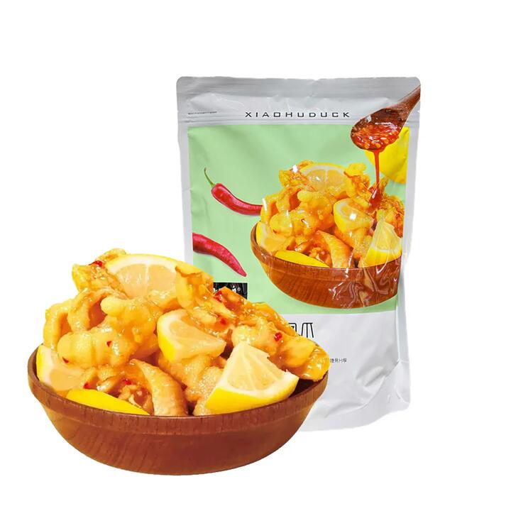 Xiao Hu Duck Lemon Spicy Boneless Chicken Feet - 580g