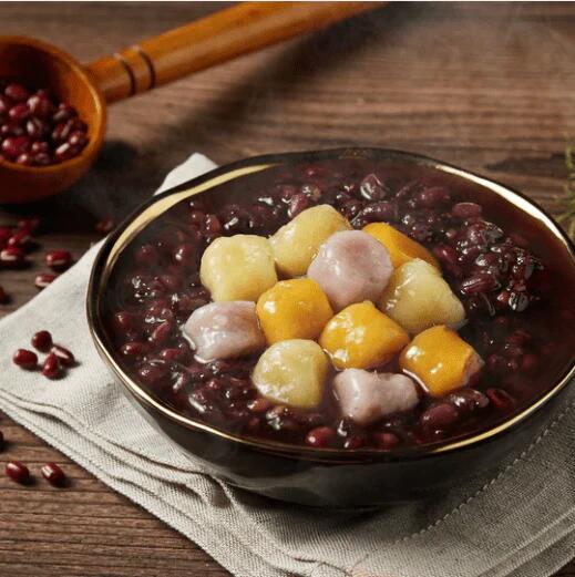 Ommi's Lantern Festival Red Bean and Purple Rice with Handmade Taro Balls - 700g