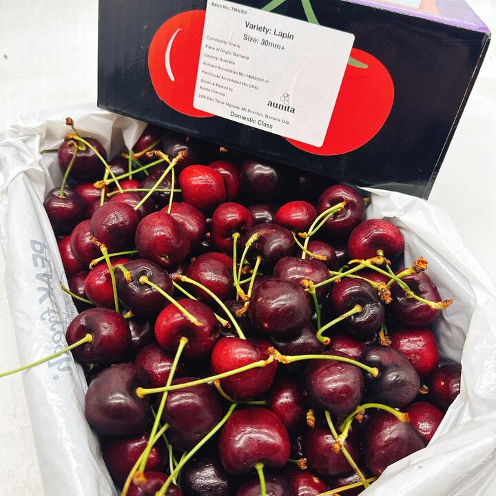 Tasmanian Lapin Cherries Gift Box 30-32mm - 2kg
