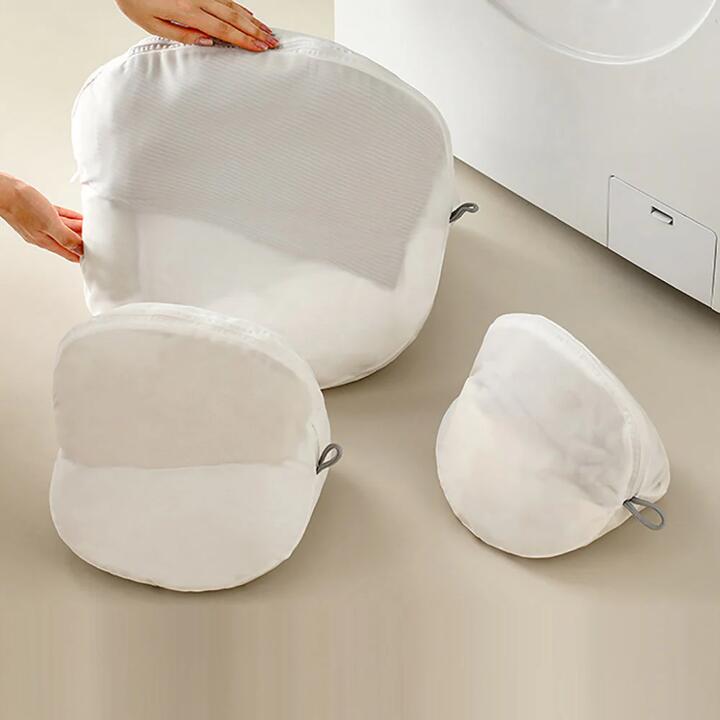 FaSoLa Shell Laundry Bag - Medium, White X3