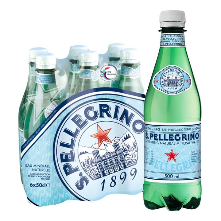 Sanpellegrino Sparkling Water 500ml - Pack of 6