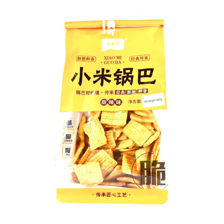 Xiaomeiya Sweet and Spicy Rice Crackers - 280g