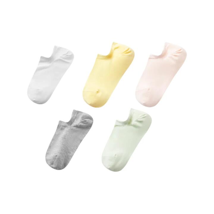 Lifease Women's Low-Cut Ankle Socks - 5 Pairs Mixed Colors