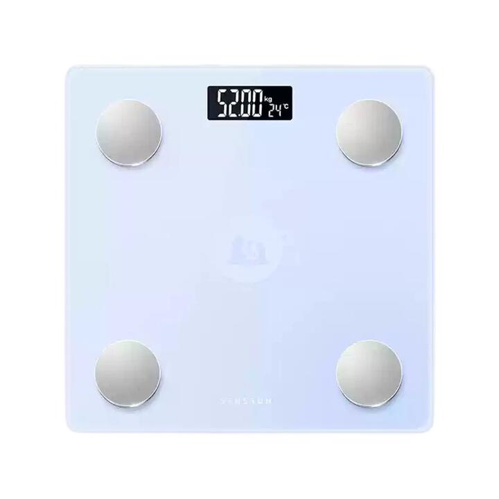 Xiangshan LCD Body Fat Scale Morandi Blue USB Rechargeable