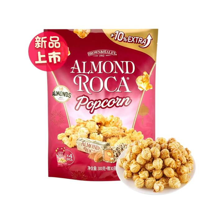 Almond Roca Toffee Butter Almond Popcorn 300g + 30g