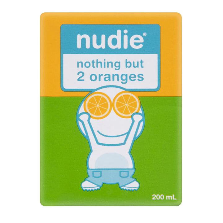 Nudie Kids Pure Orange Juice 200ml - Pack of 2