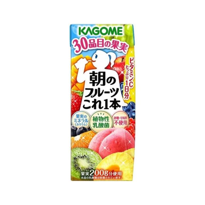 Kagome 100% Fruit and Vegetable Juice - Breakfast Juice 200ml