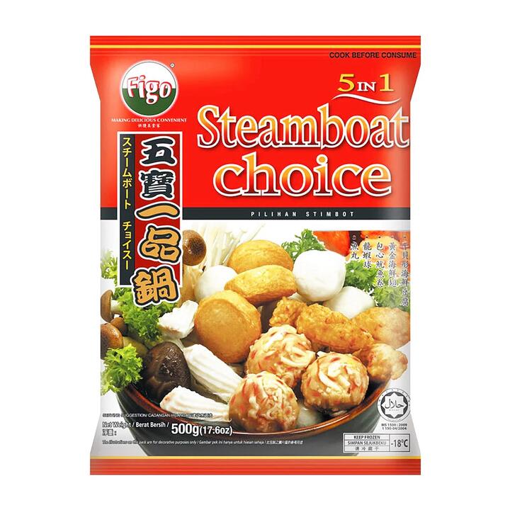 [Frozen] QQ Five Treasure Hot Pot Mix 500g