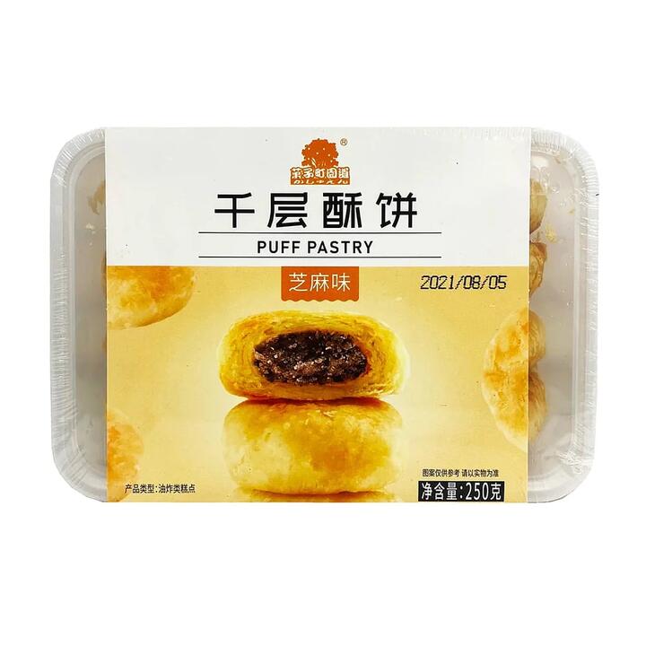 Fruit Town Garden Road Sesame Flavored Thousand Layer Pastry 250g