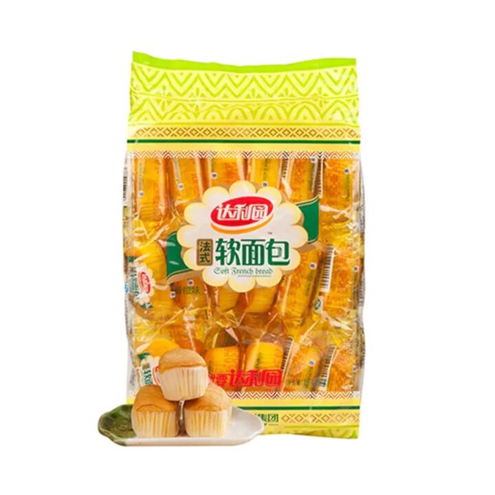 Daliyuan Soft Bread with Orange Flavor, 18 Pieces, 360g