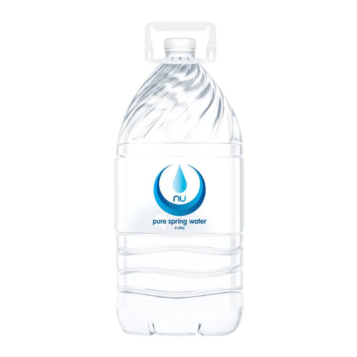 Nu Pure Spring Water - 4L