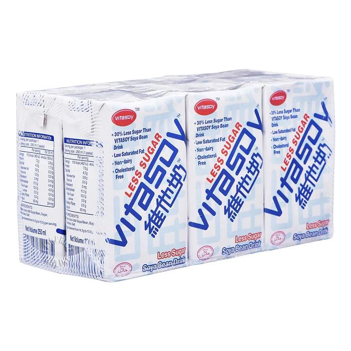 Vitasoy Low Sugar Soy Milk 250ml*6pk