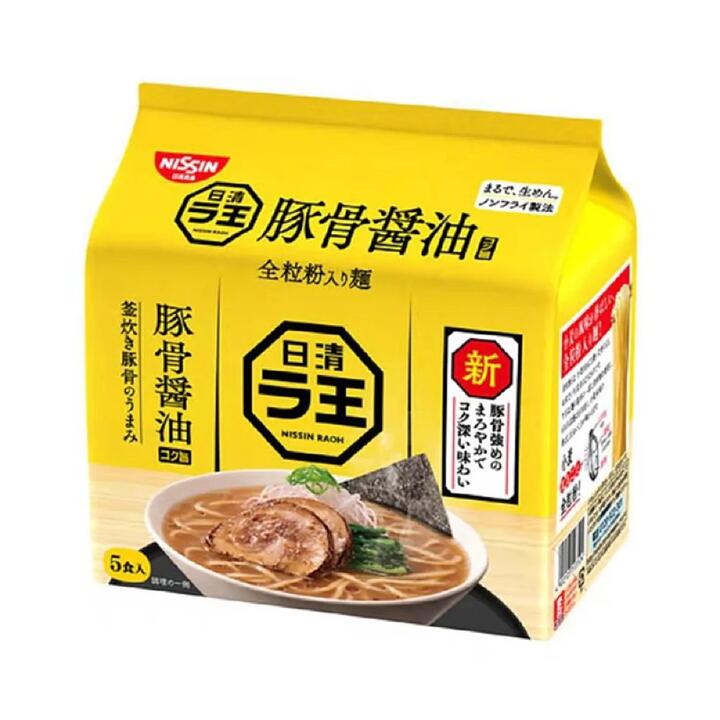 Nissin Raoh Tonkotsu Shoyu Ramen - 5 Pack, 500g