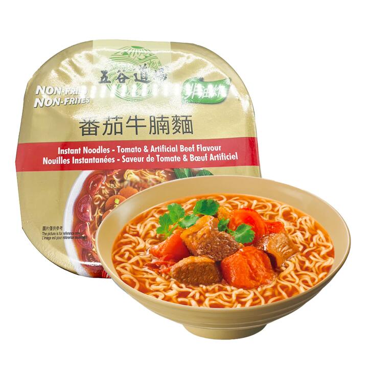 Wugu Daoxiang Tomato & Artificial Beef Flavour Instant Noodles - 107g