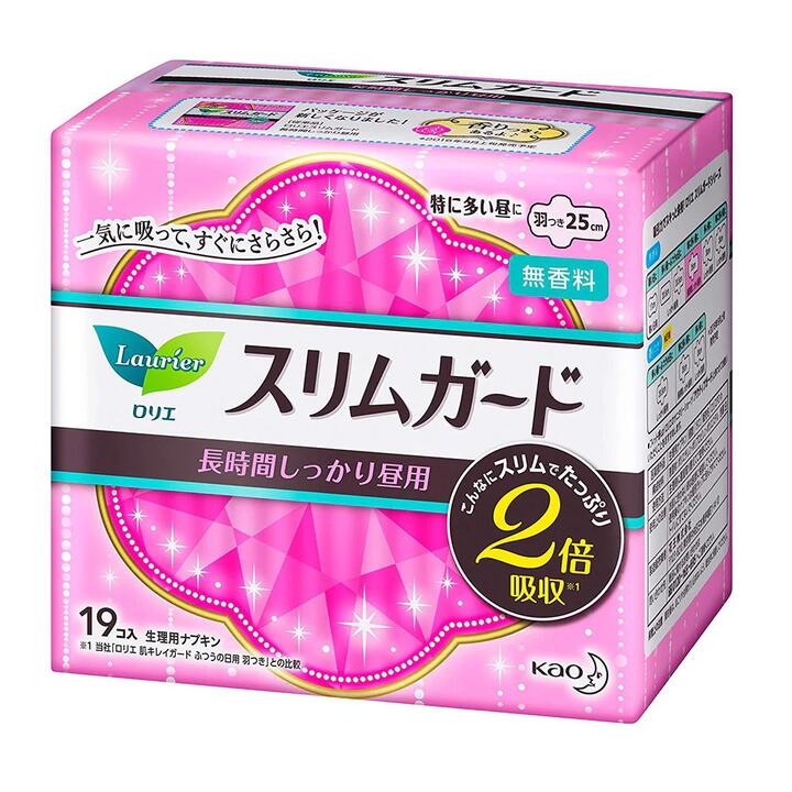 Kao Sukin F Series Daily Use Sanitary Pads, 25cm, 19 Pieces