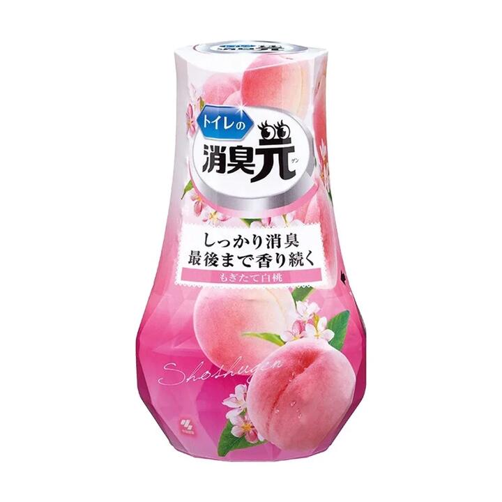 Kobayashi Pharmaceutical Toilet Deodorizer, White Peach Scent, 400ml
