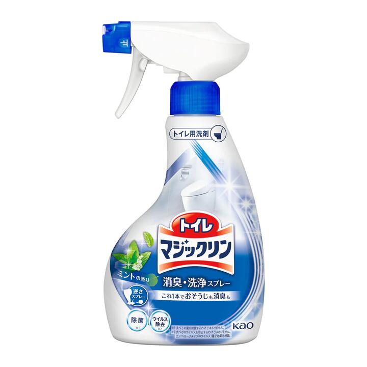 Kao Floral King Mint Scented Toilet Bowl Foaming Cleaner Spray, 380ml