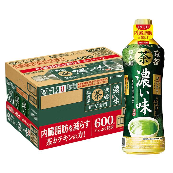 Suntory Iyemon Koime Green Tea - 600ml x 24 Bottles